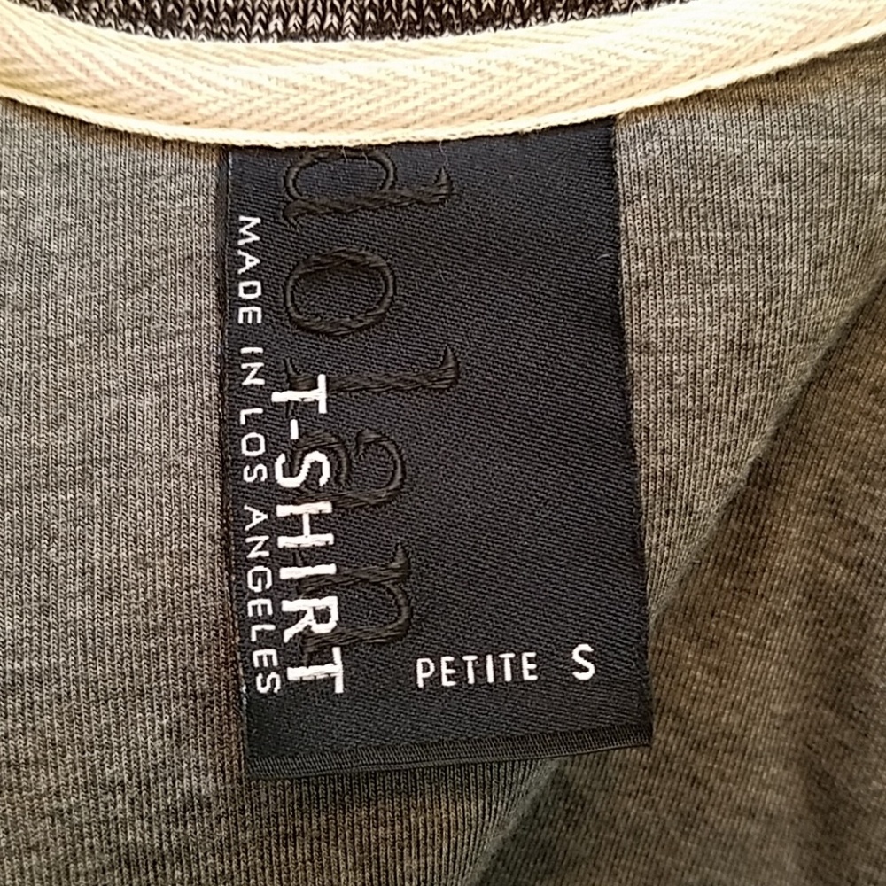 Anthropologie Dolan T-Shirt women P/S gray open front cardigan grunge outdoor - Picture 5 of 5